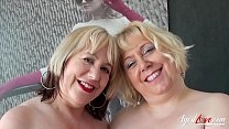 AgedLovE групповой секс горячих зрелых Trisha и Lexie Cummings